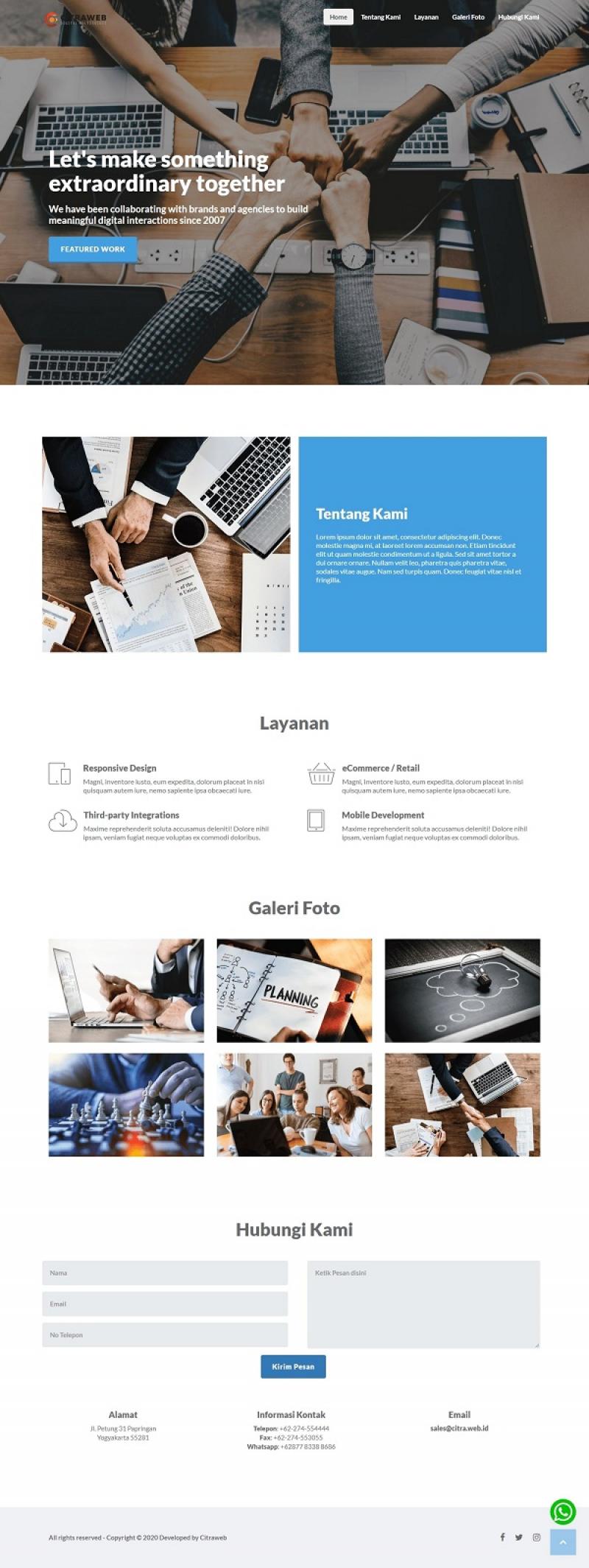 LANDING PAGE - AGENCY